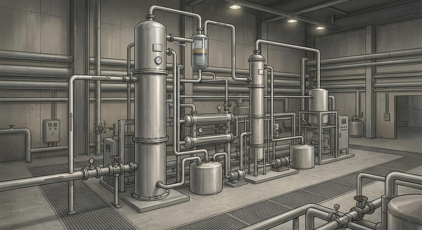 Азеотропная дистилляция для разделения воды и уксусной кислоты с использованием n-пропил ацетата