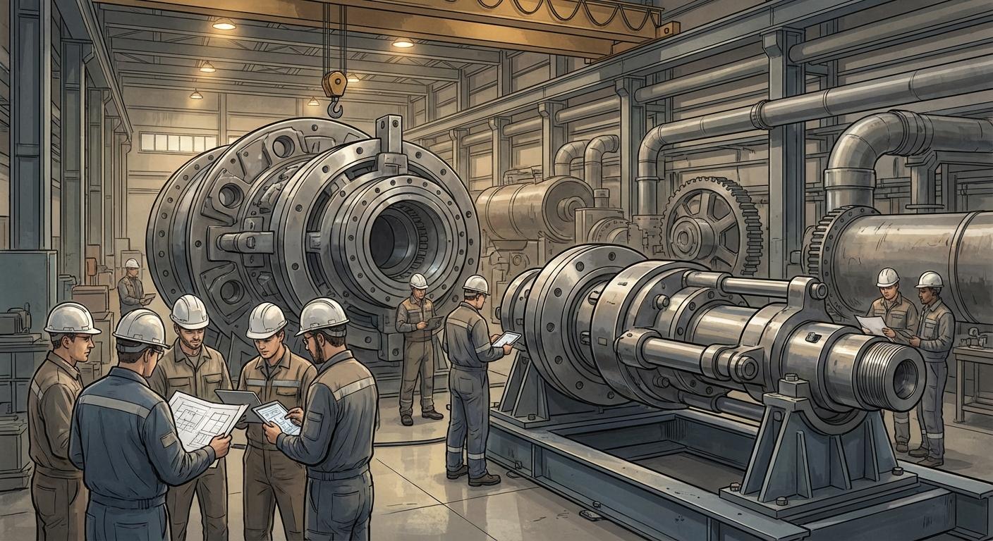 Аналоги импортного оборудования от ТНГ-Групп (привод буровой штанги для гидравлического декоксования)