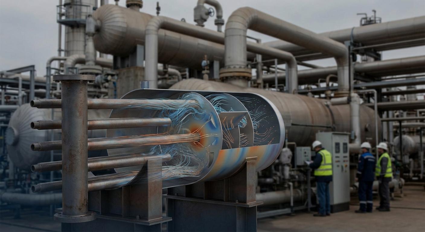 CFD-симуляция пальцевого уловителя пробкового режима (Slug Catcher Finger-Type)