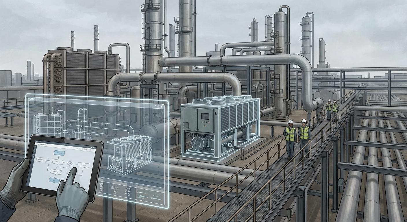 Руководство для начинающих — Создание симуляции установки охлаждения газа (Sweet Gas Refrigeration)