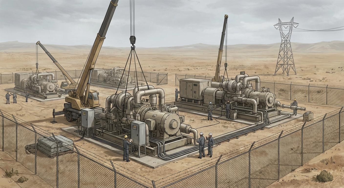 Электрификация компрессии для расширения месторождения Jafurah (Baker Hughes)