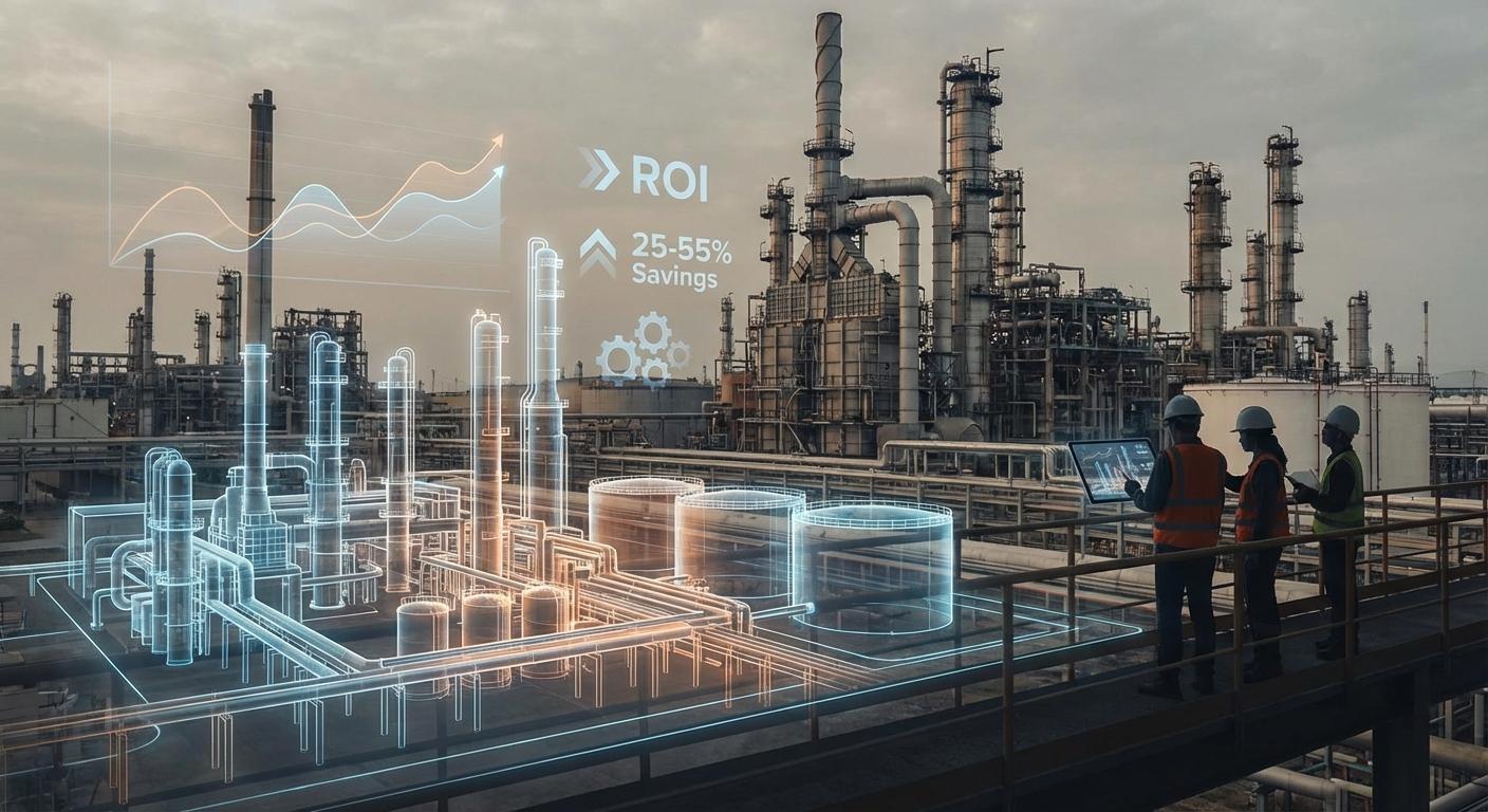 Аналитика: Цифровые двойники (Digital Twins) и ROI в нефтепереработке