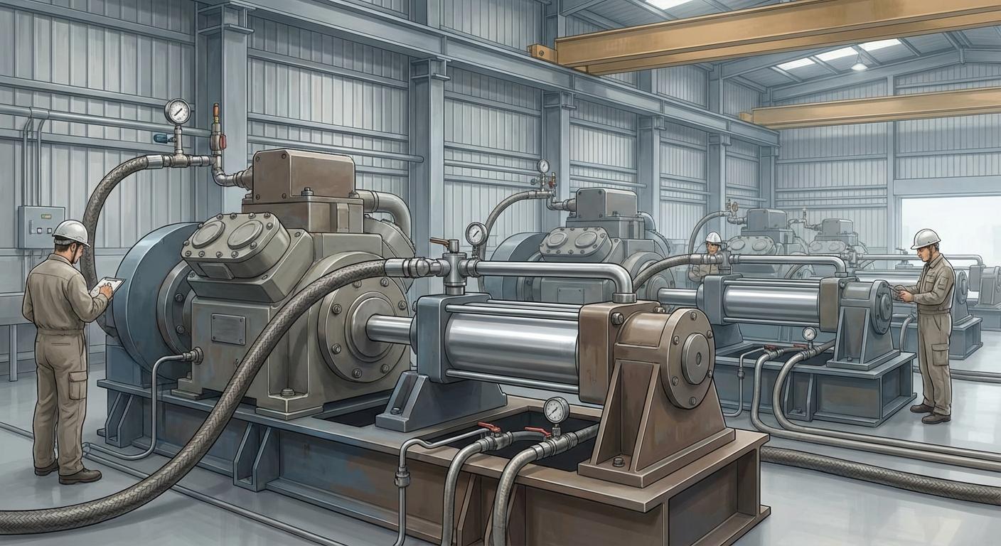 Гидроприводные поршневые компрессорные установки АО «КЭНПО» (Россия)