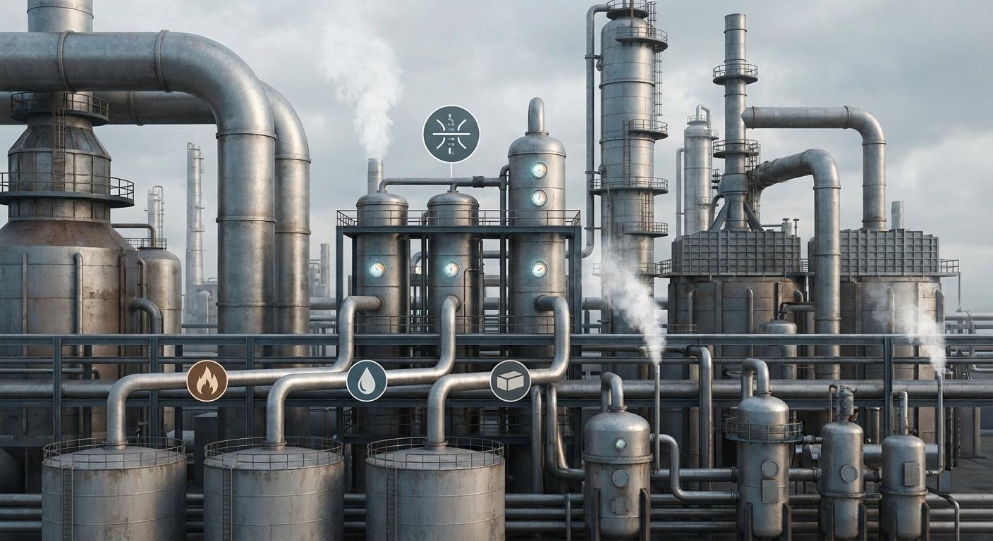 Процесс десульфуризации целой сырой нефти