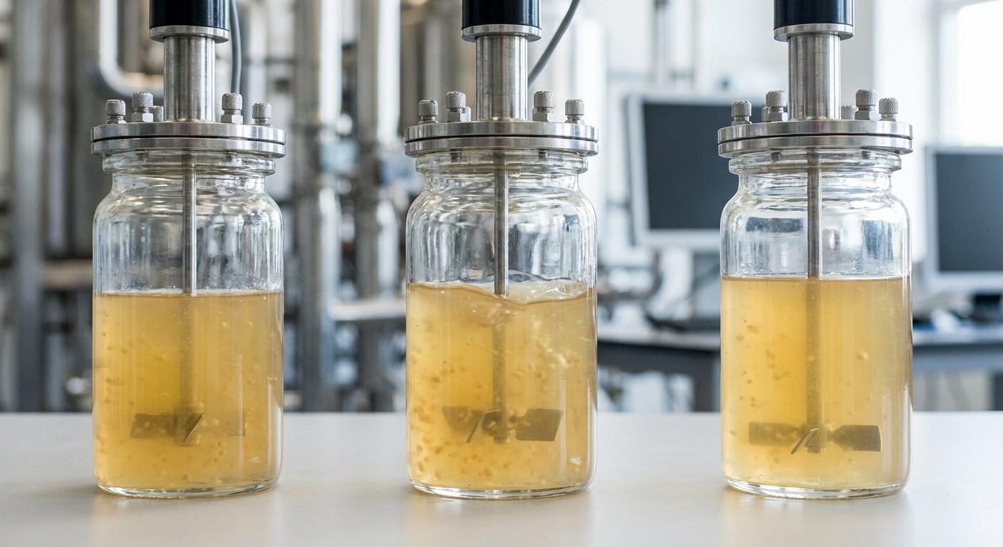 Смешение в реакторе с мешалкой (STR) — Влияние типа импеллера