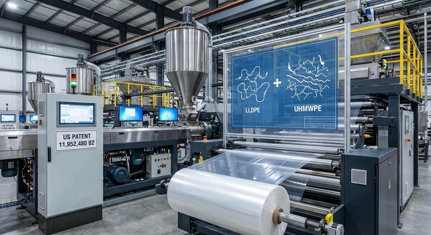 Патент США № 11,952,480 B2 на улучшение перерабатываемости линейного полиэтилена низкой плотности (LLDPE)