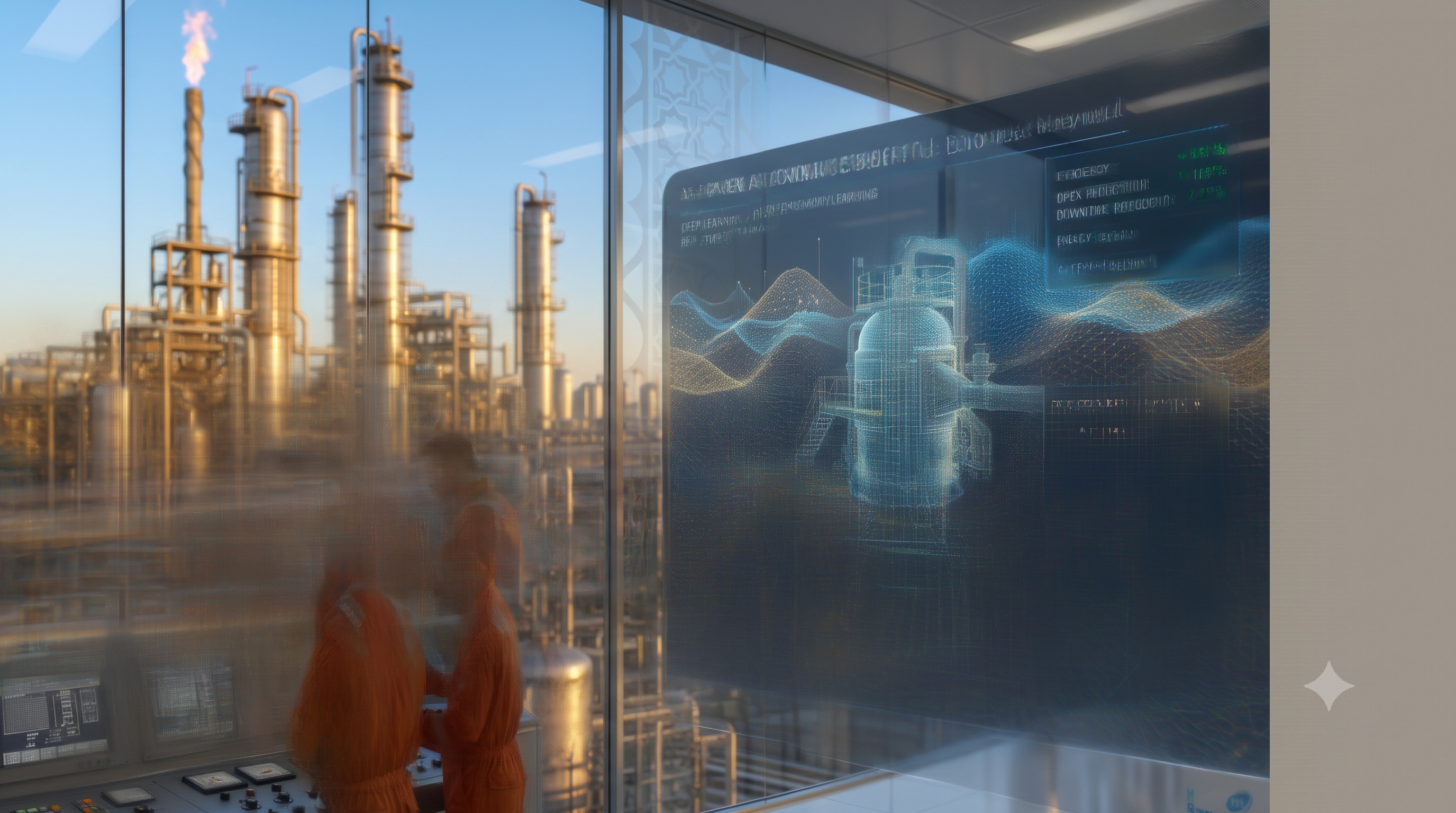 Внедрение AI для полностью автономного управления нефтехимическим комплексом
