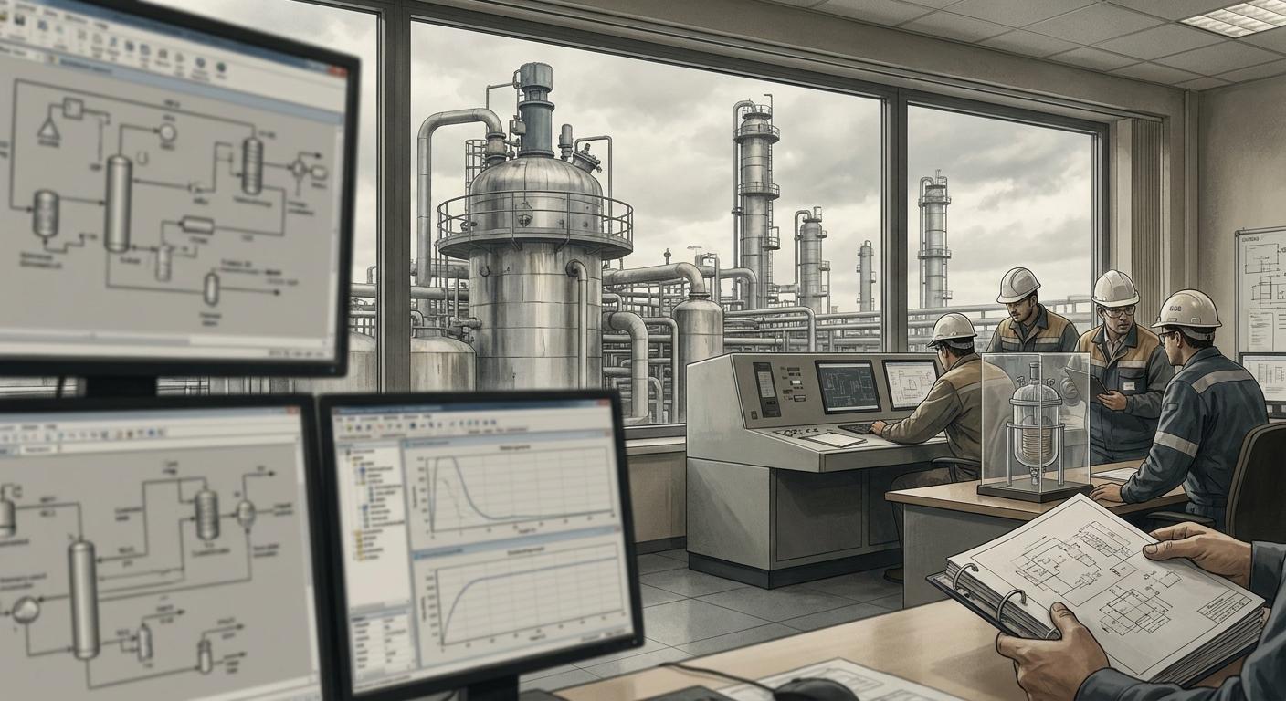 Базовое моделирование химических процессов в Aspen Plus — Реакторы и чувствительность