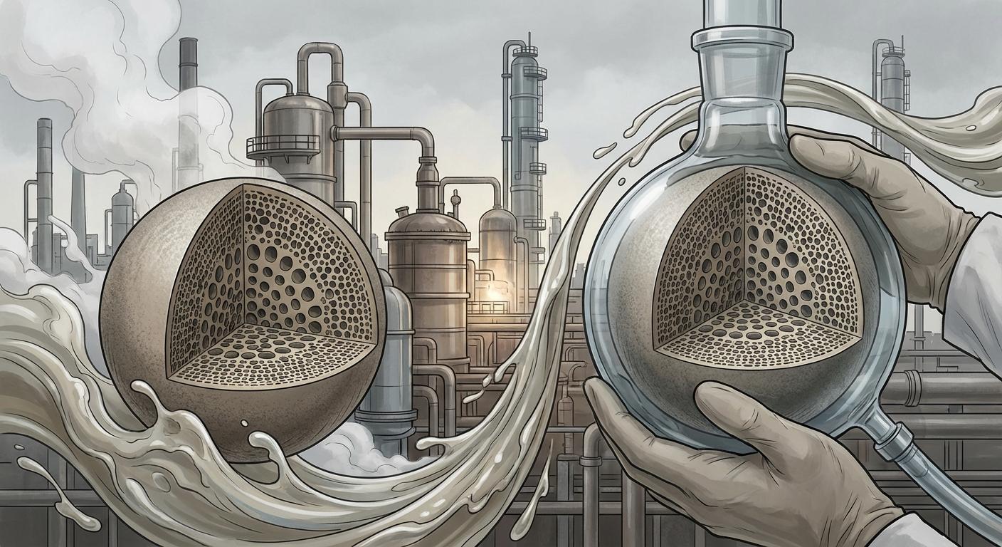 Патент US20240216897A1 на процесс подготовки катализаторов каталитического крекинга со специально контролируемой пористостью