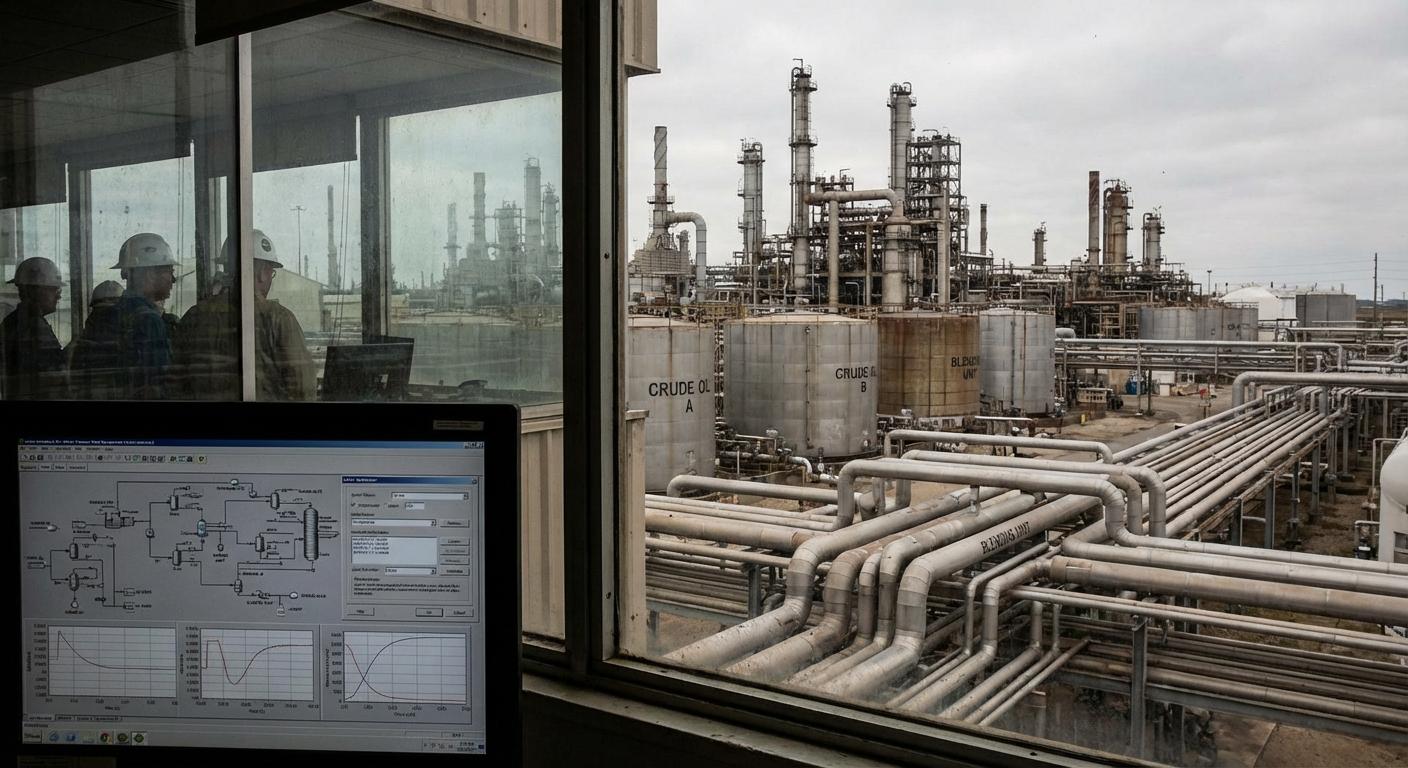 Гайд: Настройка солвера для оптимизации смешения (Blending) в Aspen HYSYS