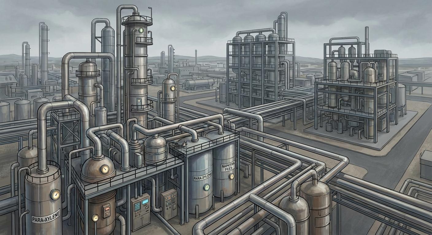 Патент US12065401B1 на интегрированные процессы и системы производства пара-ксилола