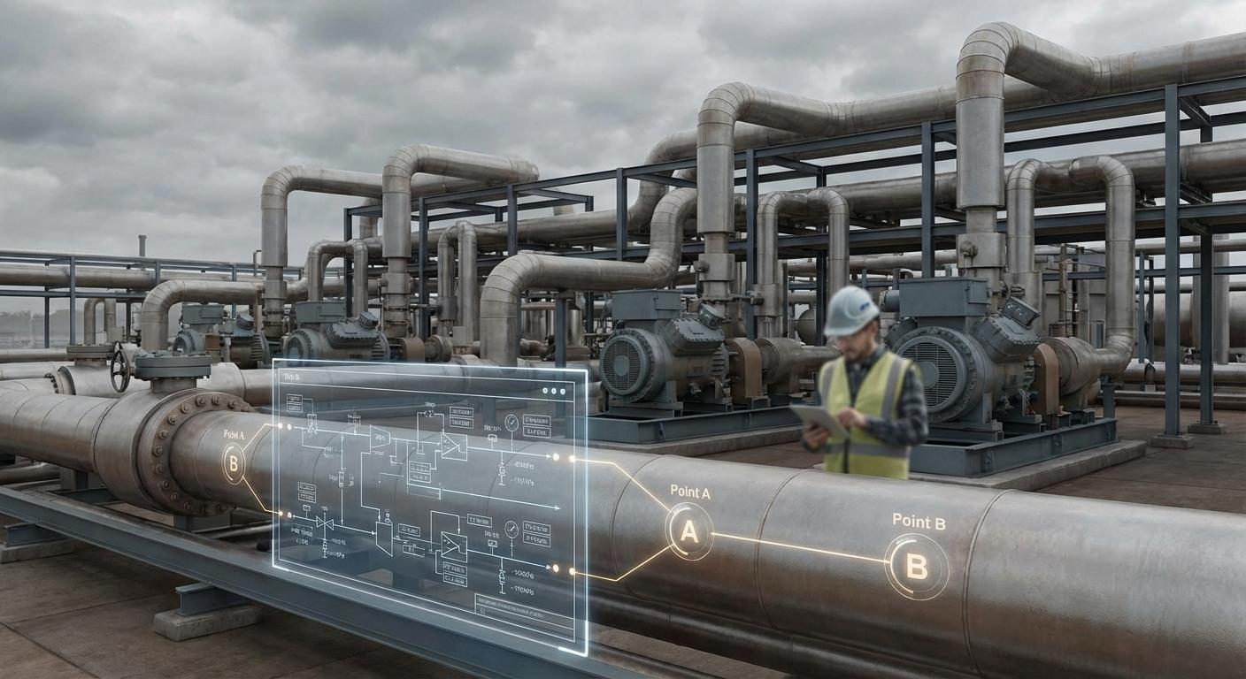 Моделирование и настройка сегментов трубопровода в Aspen HYSYS