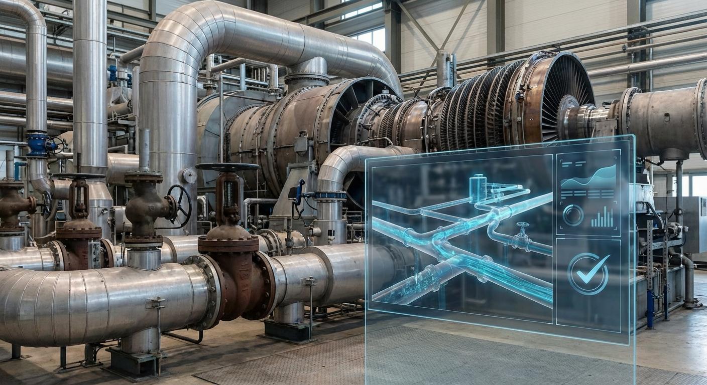 Динамическое моделирование систем подачи газа в газовые турбины (Gas Turbine Feed Systems)
