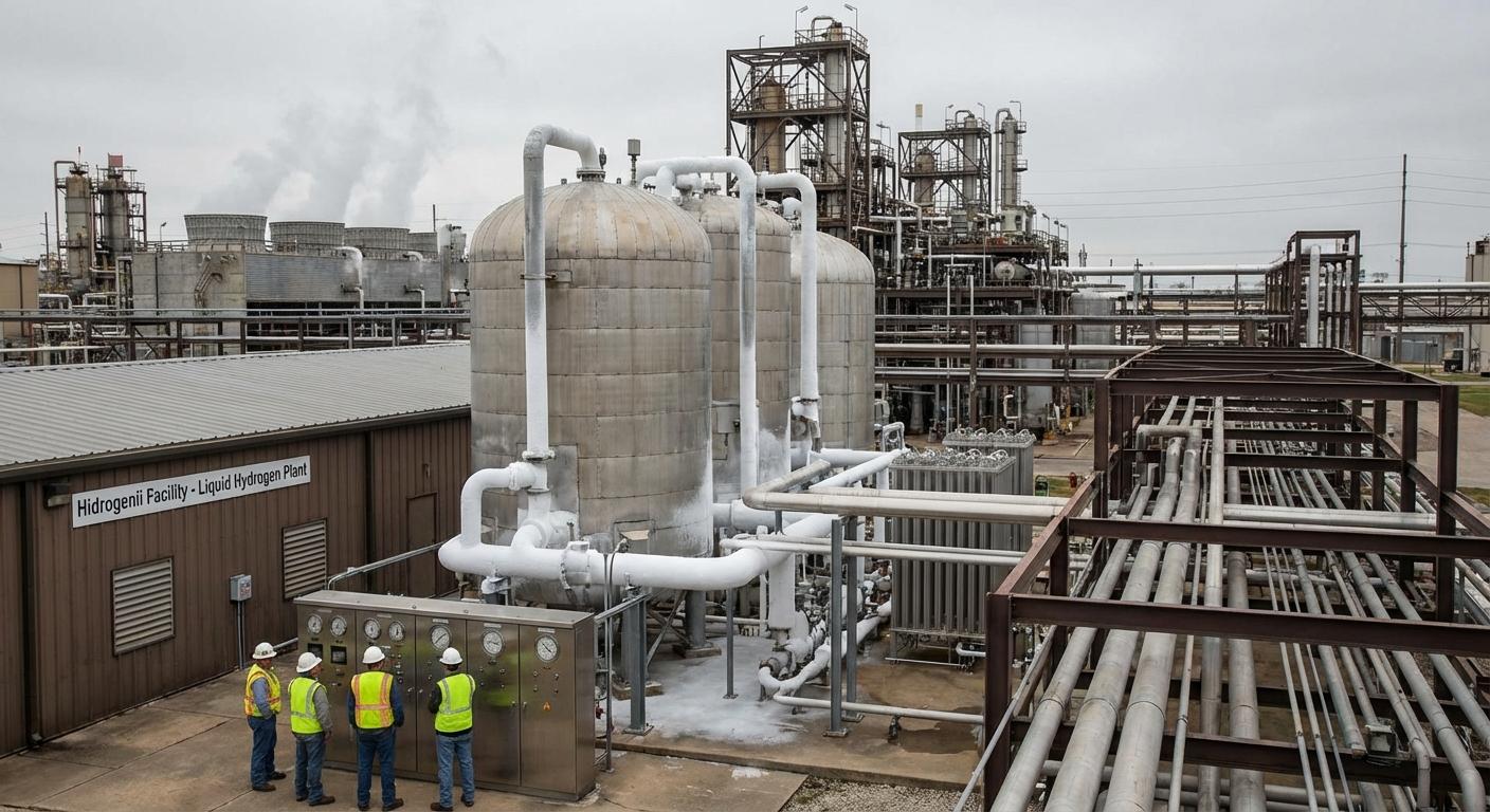 Ввод в эксплуатацию завода жидкого водорода Plug Power: Криогенные технологии и использование побочного водорода