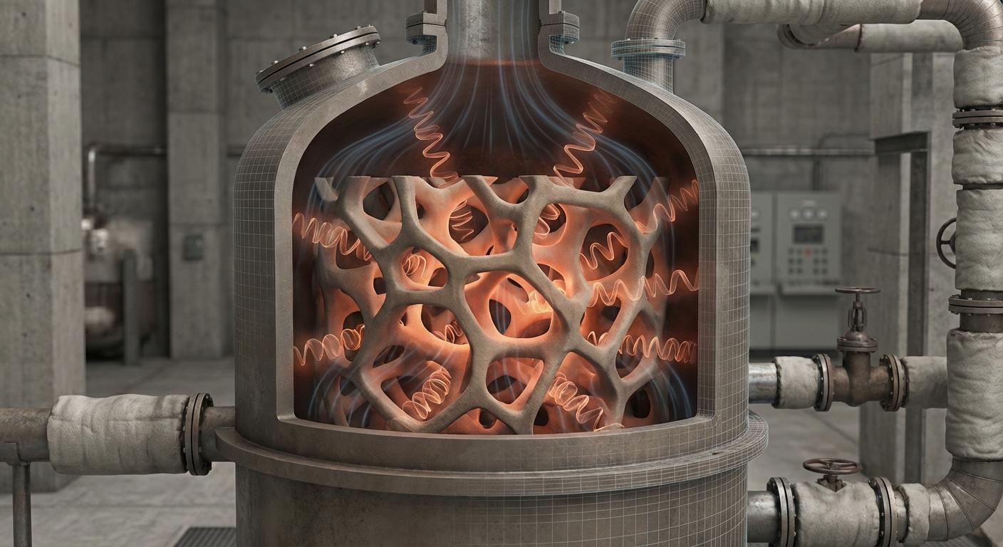 Радиационный теплоперенос в каталитических реакторах с пенокерамикой