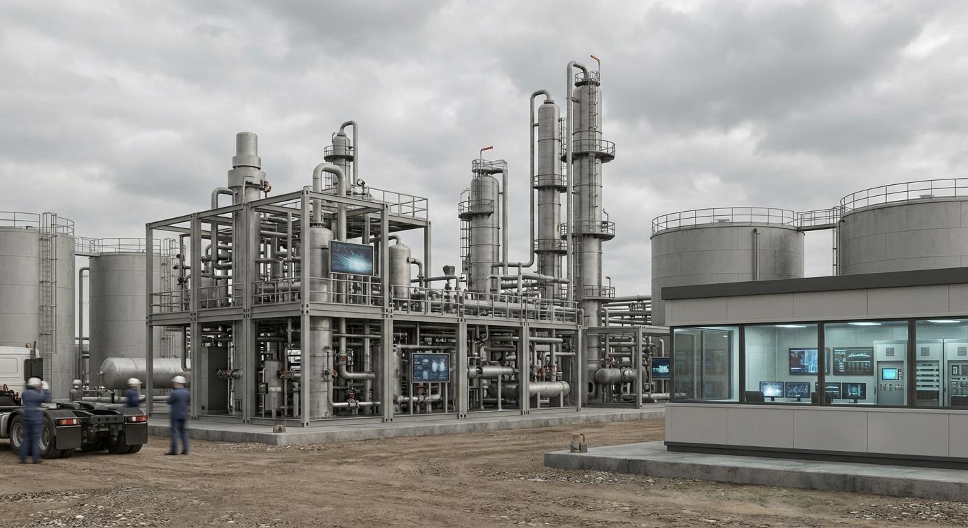 Система переработки различных химических веществ и материалов нового поколения