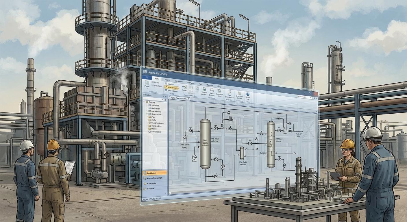 Моделирование установки первичной переработки нефти месторождения Сарир с интеграцией колонны предварительного испарения (Pre-flash column)