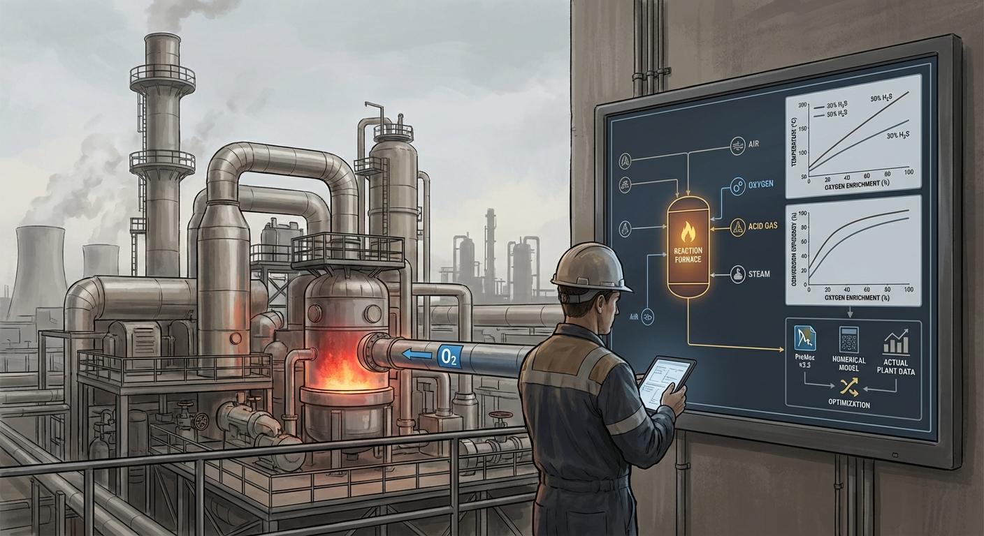 Оптимизация установки Клауса (SRU) и влияние обогащения кислородом