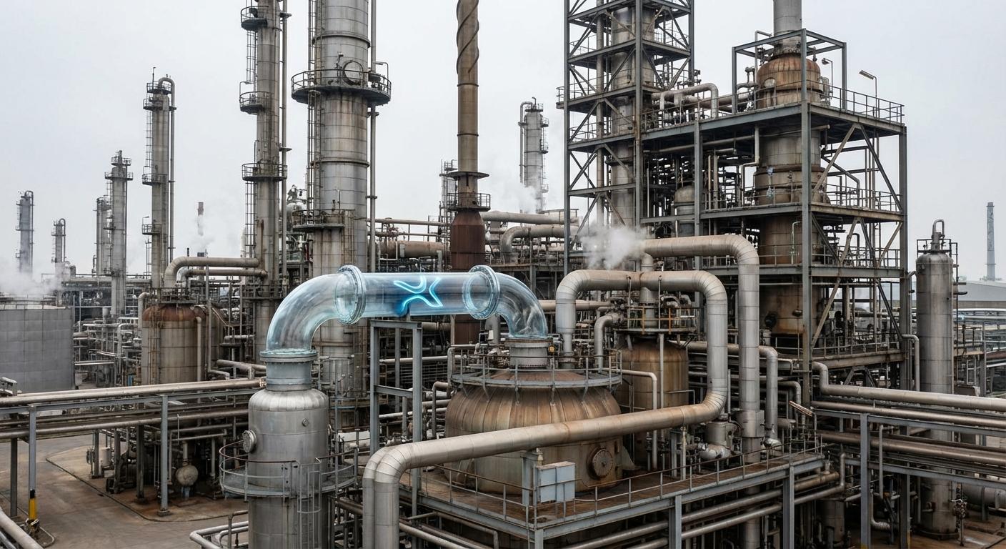 Каталитический крекинг с использованием макромолекулярного радикального инициатора