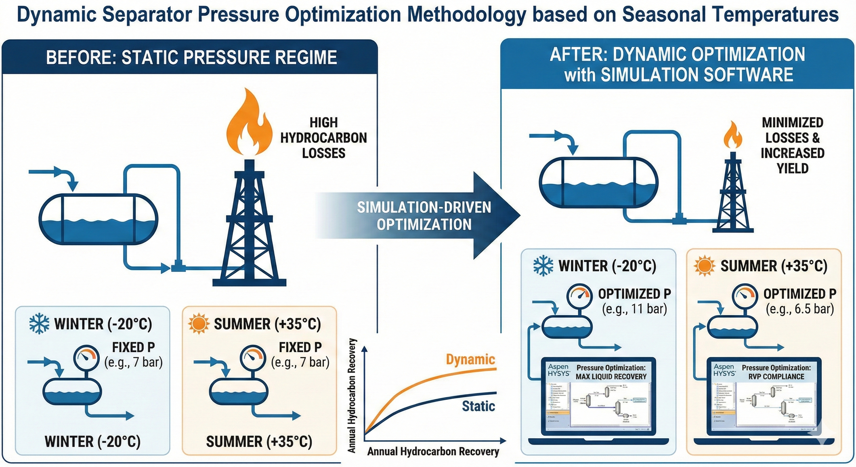 Оптимизация установки GOSP: стратегия максимизации извлечения нефти в Petro-SIM