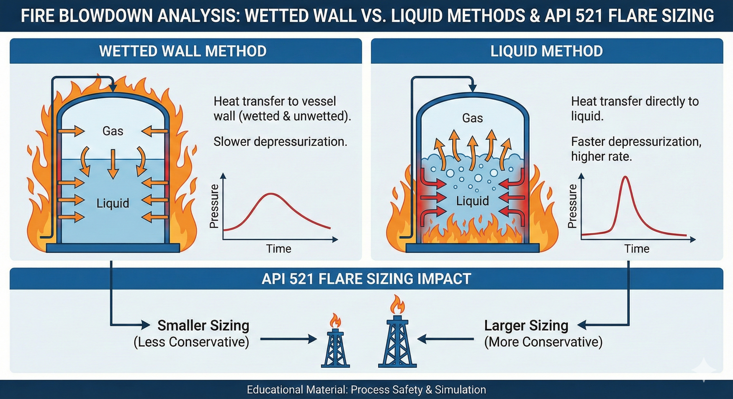 Расчет систем аварийного сброса (Blowdown) в Aspen HYSYS: Битва методик
