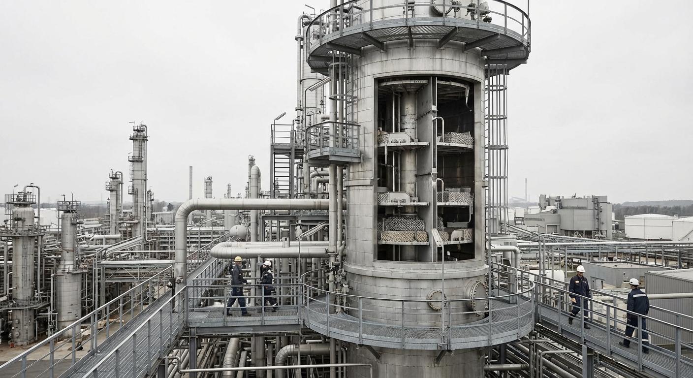 Патент ExxonMobil на интенсификацию дистилляции (Dividing Wall Column)