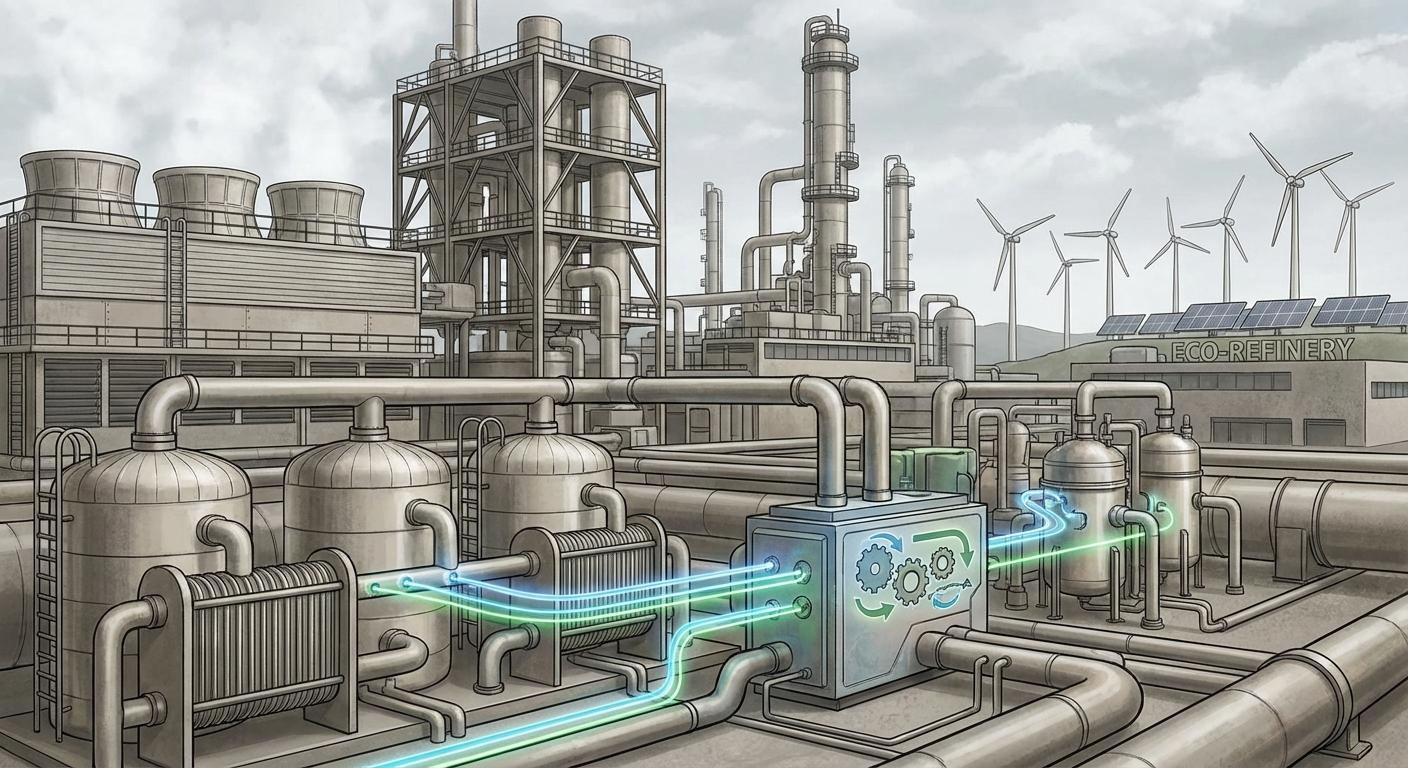 Углеродно-нейтральный Эко-НПЗ с использованием внутренней тепловой энергии