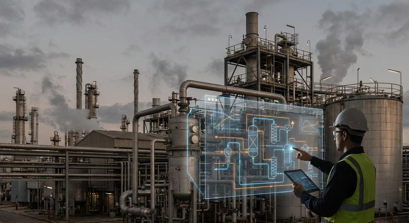 Симуляция и оптимизация производства водорода паровым риформингом (SMR)