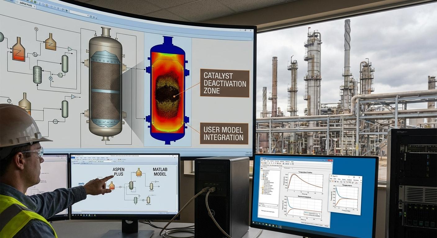 Simulation of naphtha reforming unit using Aspen plus user model