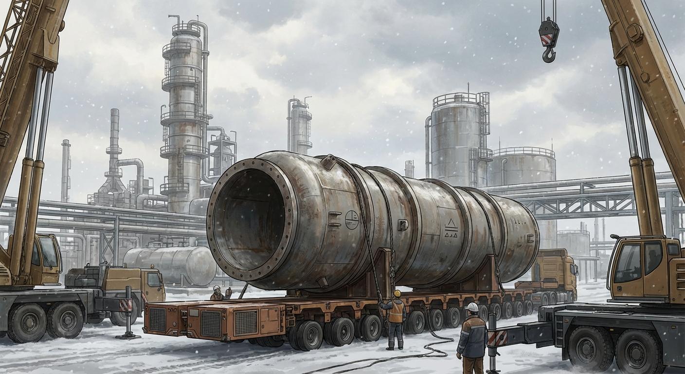 Ректификационные колонны для комплекса глубокой переработки Омского НПЗ от Волгограднефтемаш