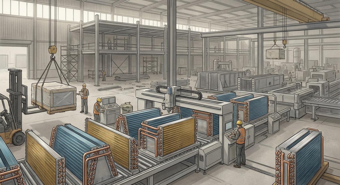 Новые теплообменные змеевики и расширение мощностей KRN Heat Exchangers (Индия)