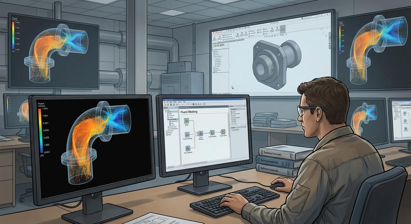 Ansys Fluent Workbench Tutorial Guide (Релиз 2021 R2)