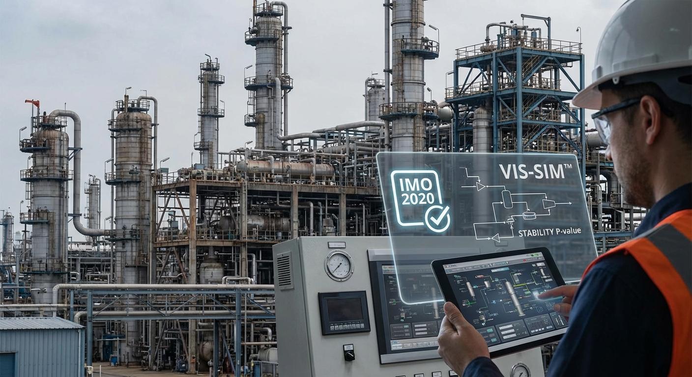 Моделирование висбрекинга в Petro-SIM для соответствия IMO 2020