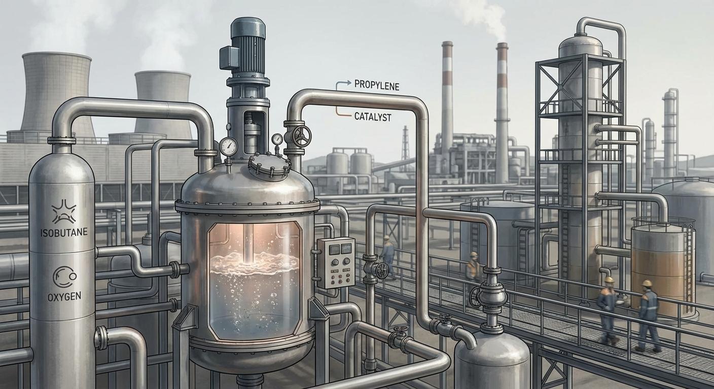 Патент США № 11,919,876 B2 на интегрированную систему со-окисления для производства олефиновых эпоксидов